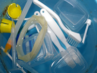 強酸性水で洗浄